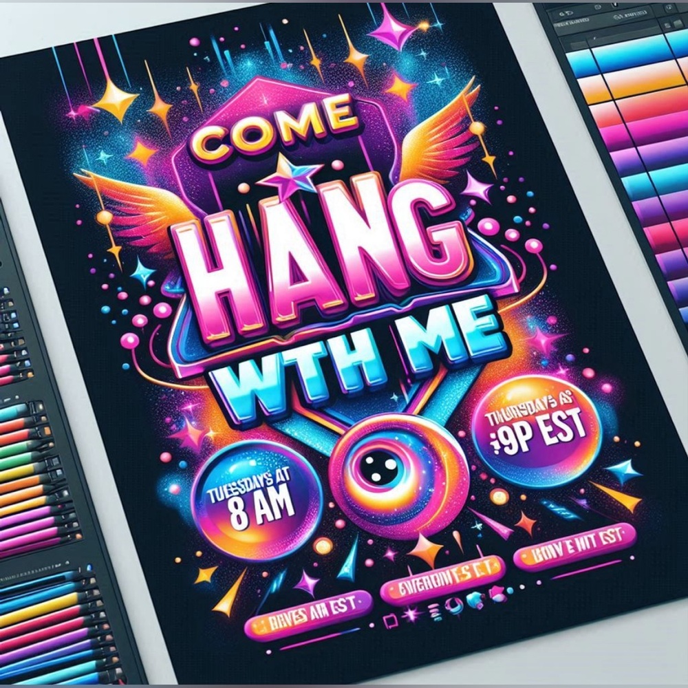 AMANDA is Live !! 💙💙 This Flyer to Be Notified When I Go Live 🦋🥰💖